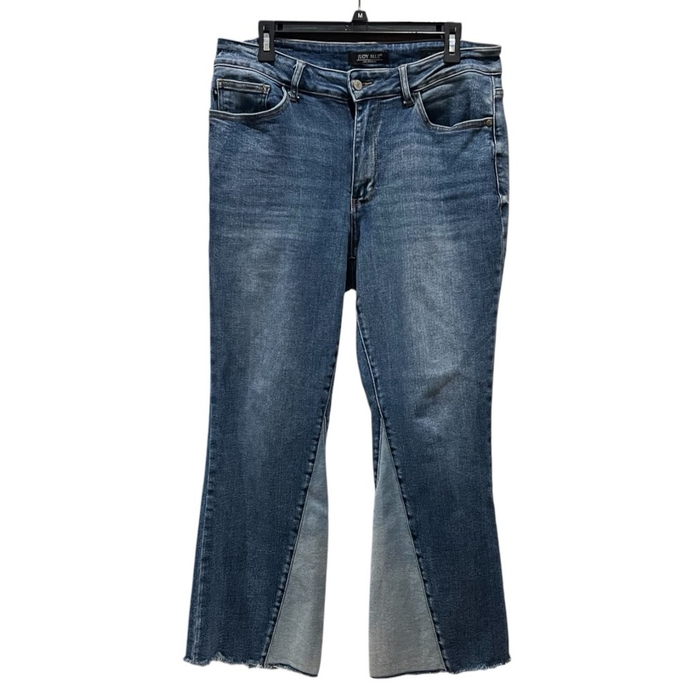 Judy Blue Women's Mid Rise Inseam Panel Flare Jeans Style JB88524 Size 14W
